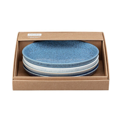 Plate Medium Set of 4, Studio Blue