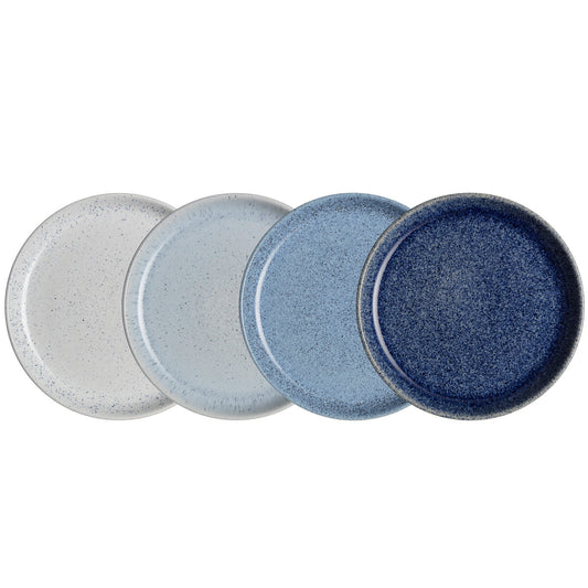 Plate Medium Set, Denby Studio Blue
