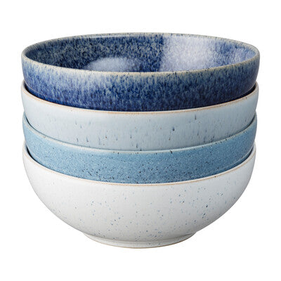 Bowl Cereal assorted Set 4, Studio Blue