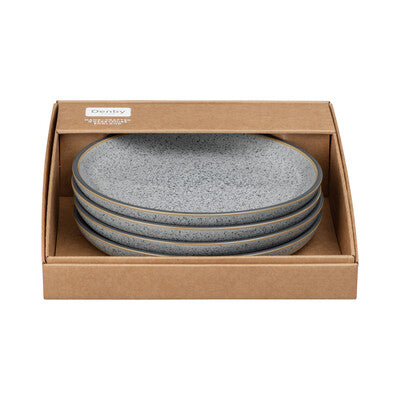 Plate Medium Set of 4, Studio Grey