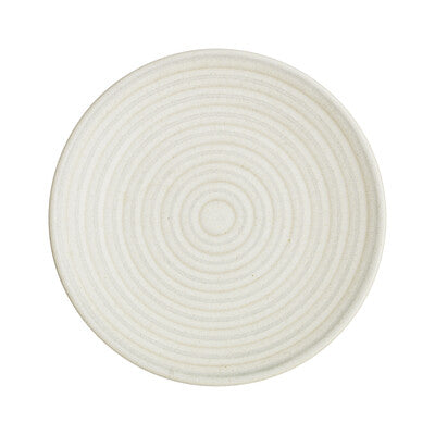 Plate Small, Impressions Cream Accent