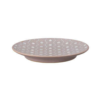 Plate Small, Impressions Pink Accent