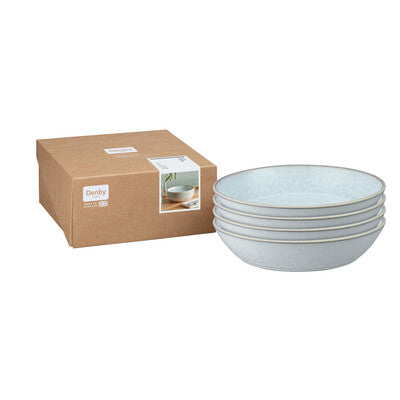 Pasta Bowl Set of 4, Kiln Green