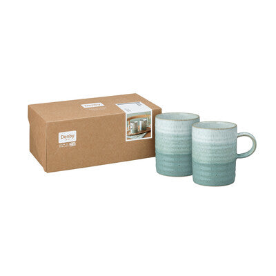 Mug Set, Kiln Green