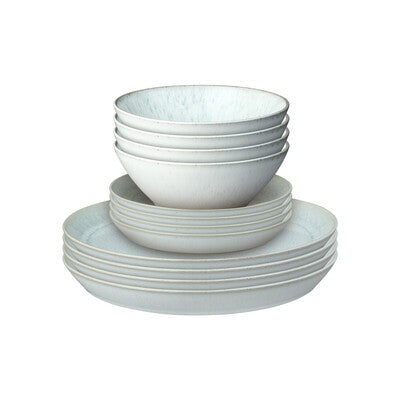 Dinner Set 12 piece, Kiln Green