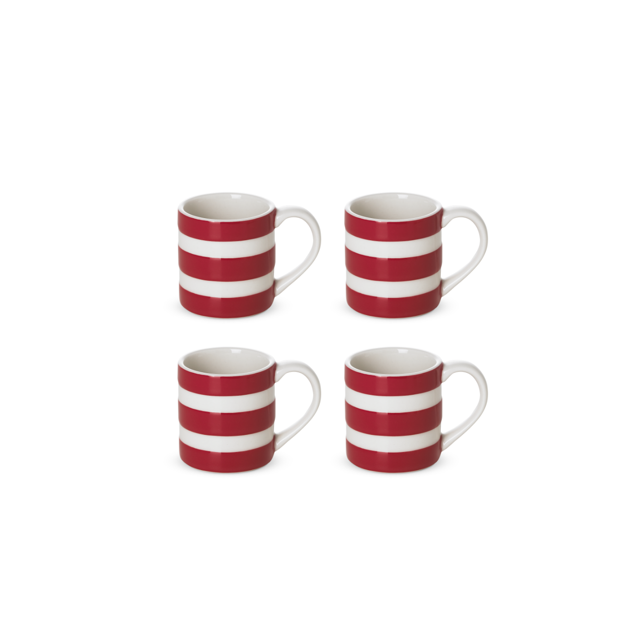 Mug 4oz Set, Cornish Red