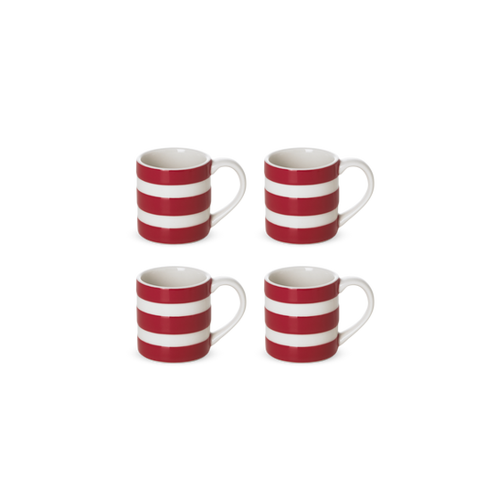 Mug 4oz Set, Cornish Red