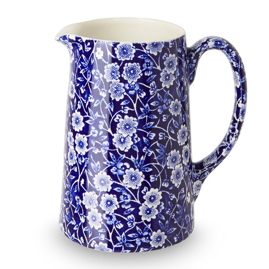 Tankard Jug Medium, Burleighware Blue Calico
