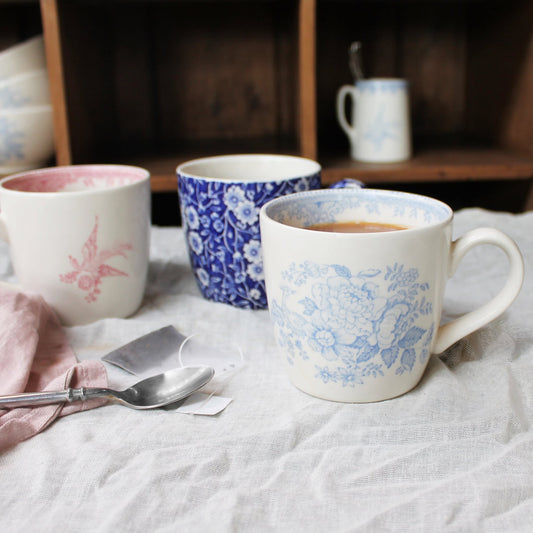 Osborne Mug, Burleigh Asiatic Pheasants Blue