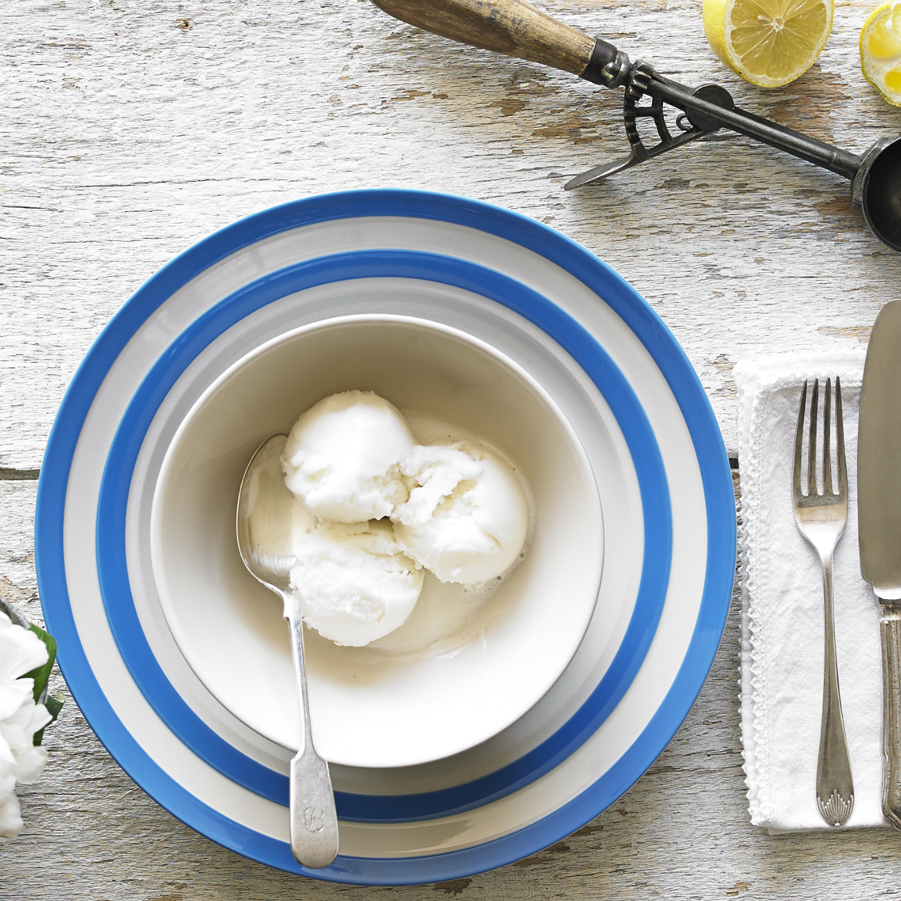 Bowl Cereal Set, Cornish Blue