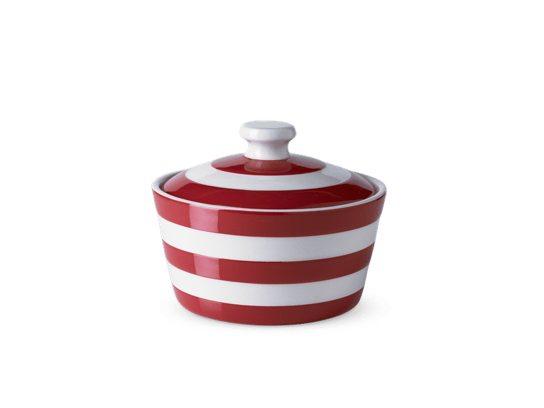 Butter Dish, Cornish Red