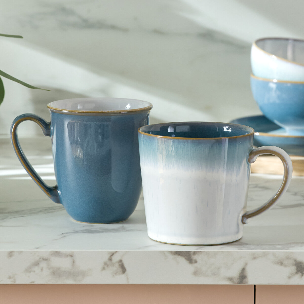 Mug Set, Denby Azure Haze Lindt Trading