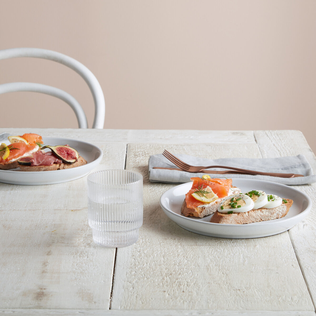 Medium Plate Set, Denby White