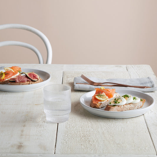 Medium Plate Set, Denby White