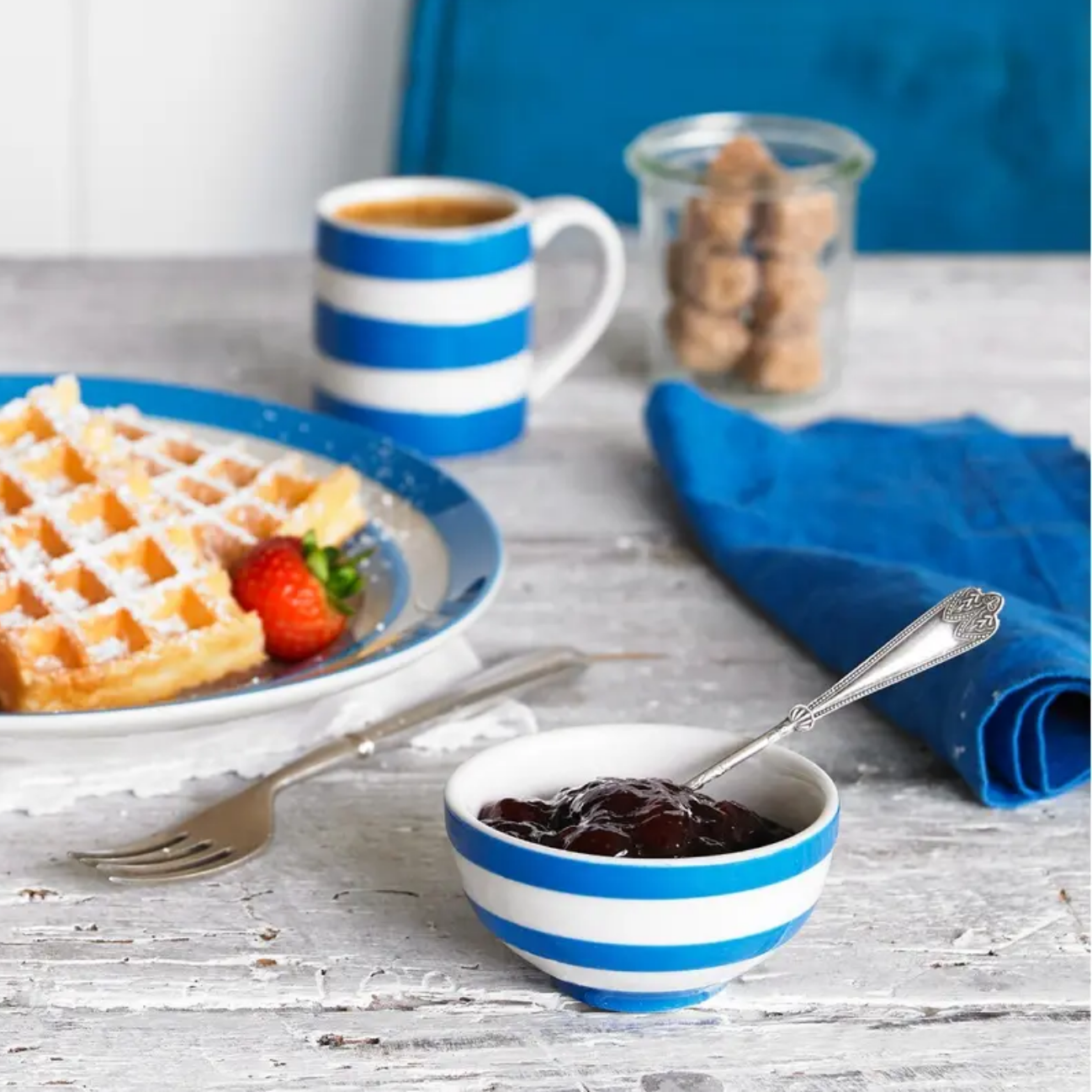 Bowl Small Set, Cornish Blue