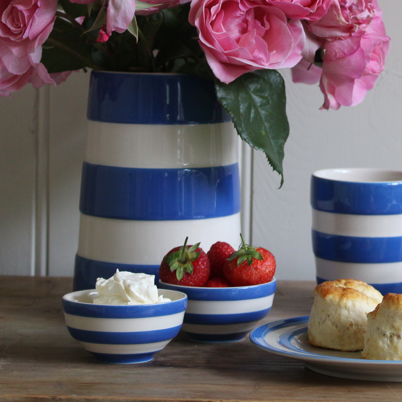 Bowl Small Set, Cornish Blue