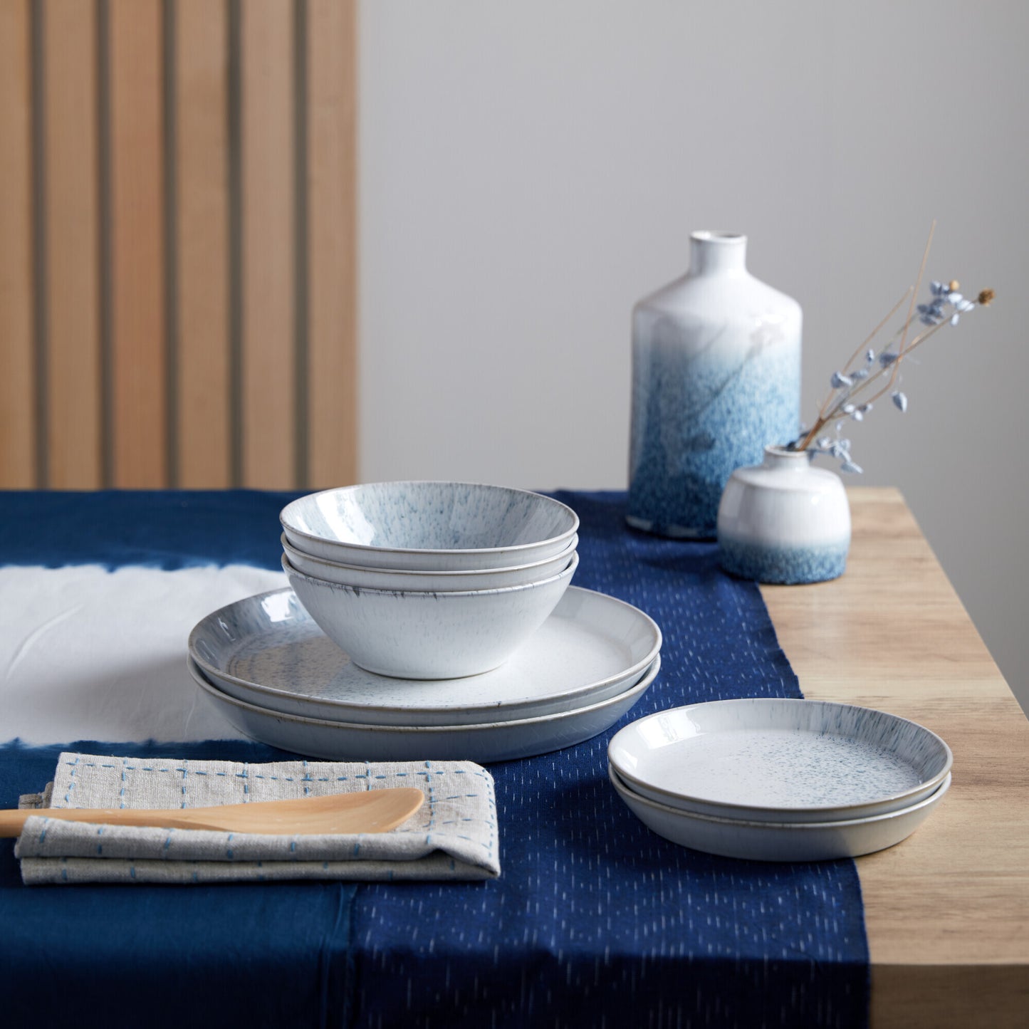 Cereal Bowl Set, Denby Kiln Blue
