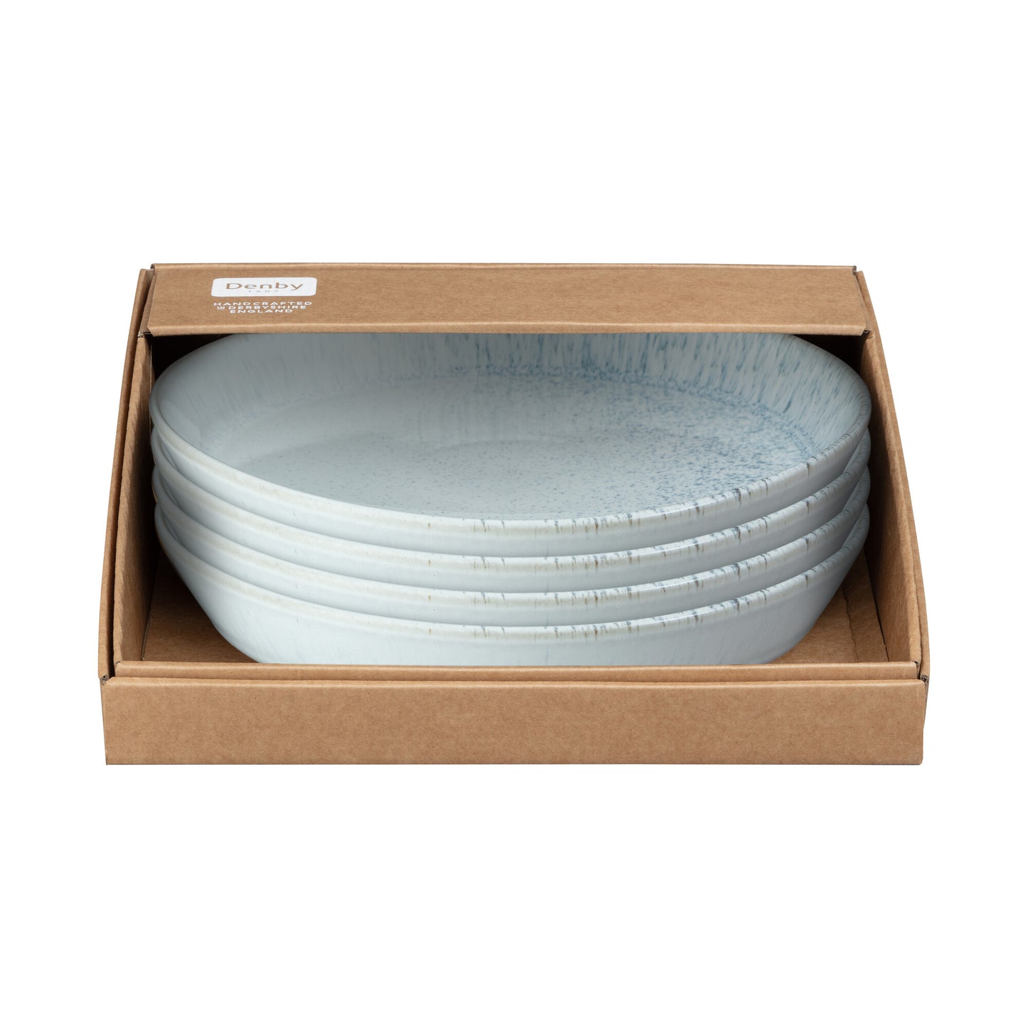Plate Large Set, Kiln Blue