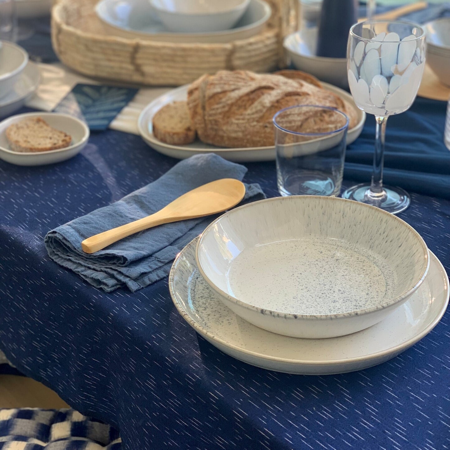 Pasta Bowl Set, Denby Kiln Blue
