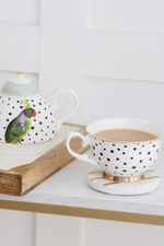 Tea For One Polka Dot Parrot