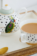 Tea For One Polka Dot Parrot