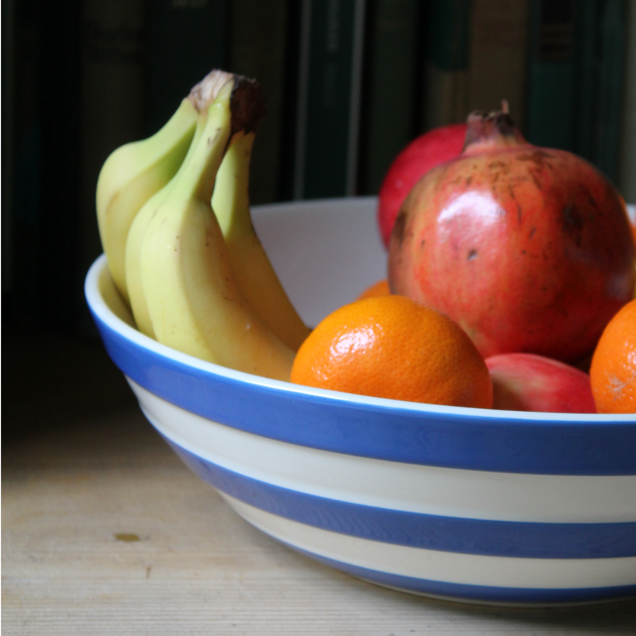 Serving Bowl, Cornish Blue