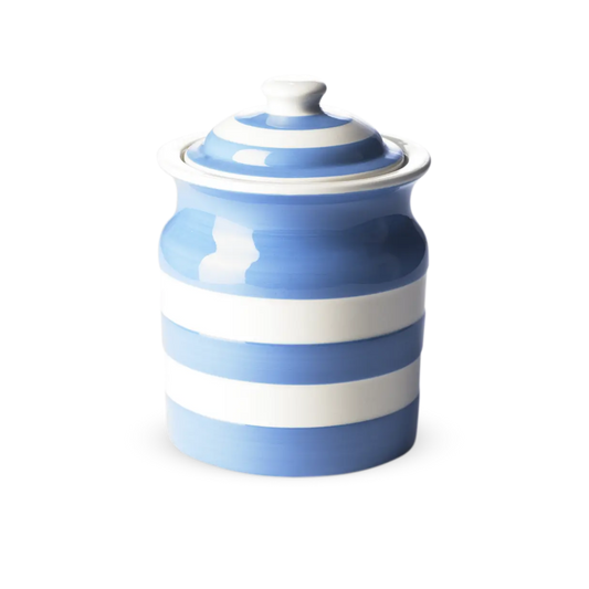 Storage Jar Large, Cornish Blue