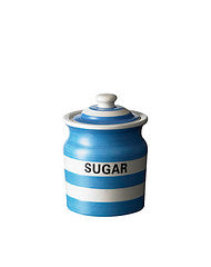 Storage Jar 'Sugar', Cornish Blue