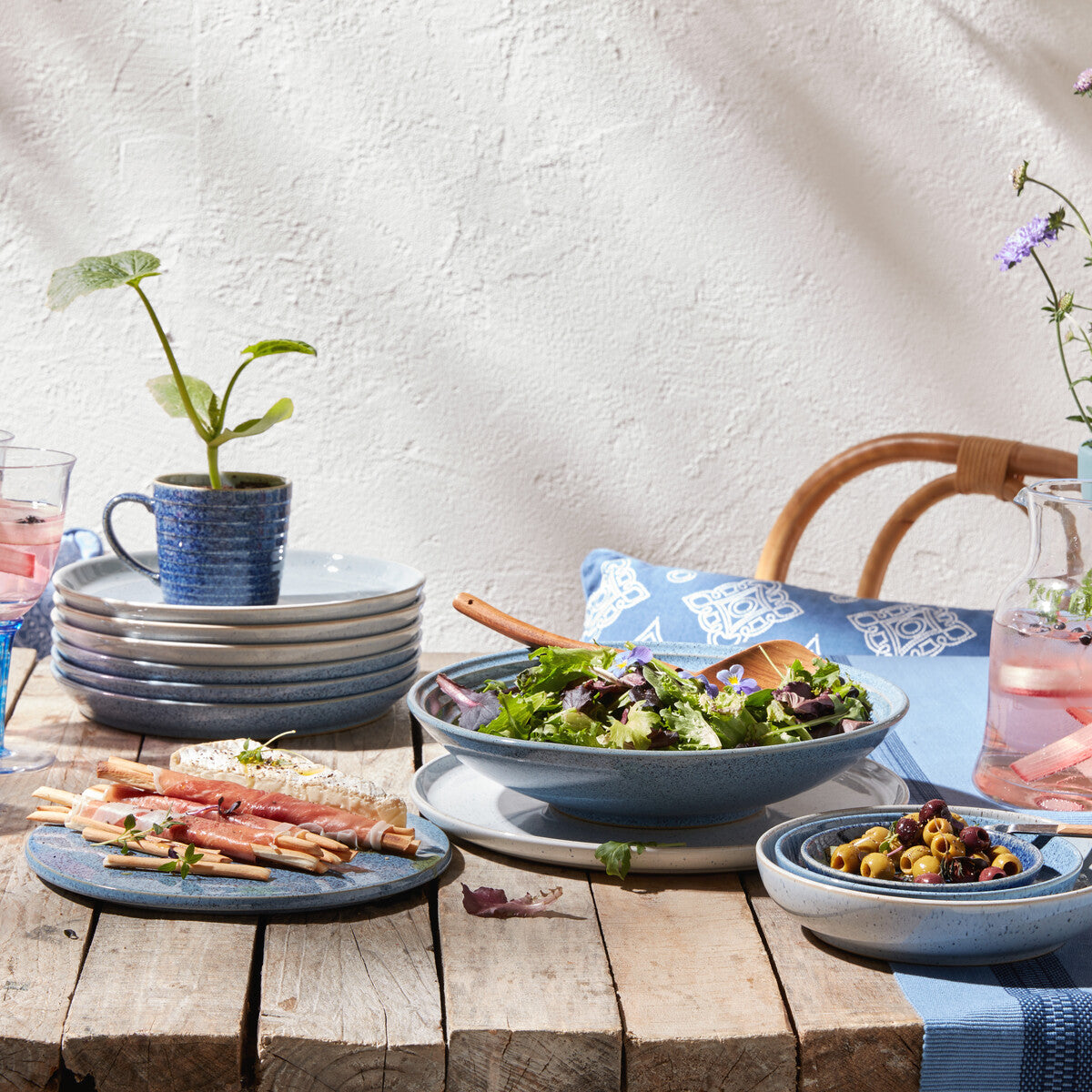 Side Plate Set, Denby Studio Blue – Lindt Trading