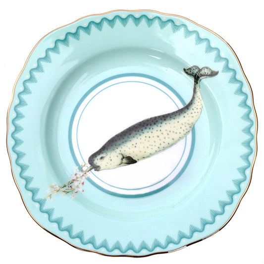 Cake Plate 16cm Narwhal