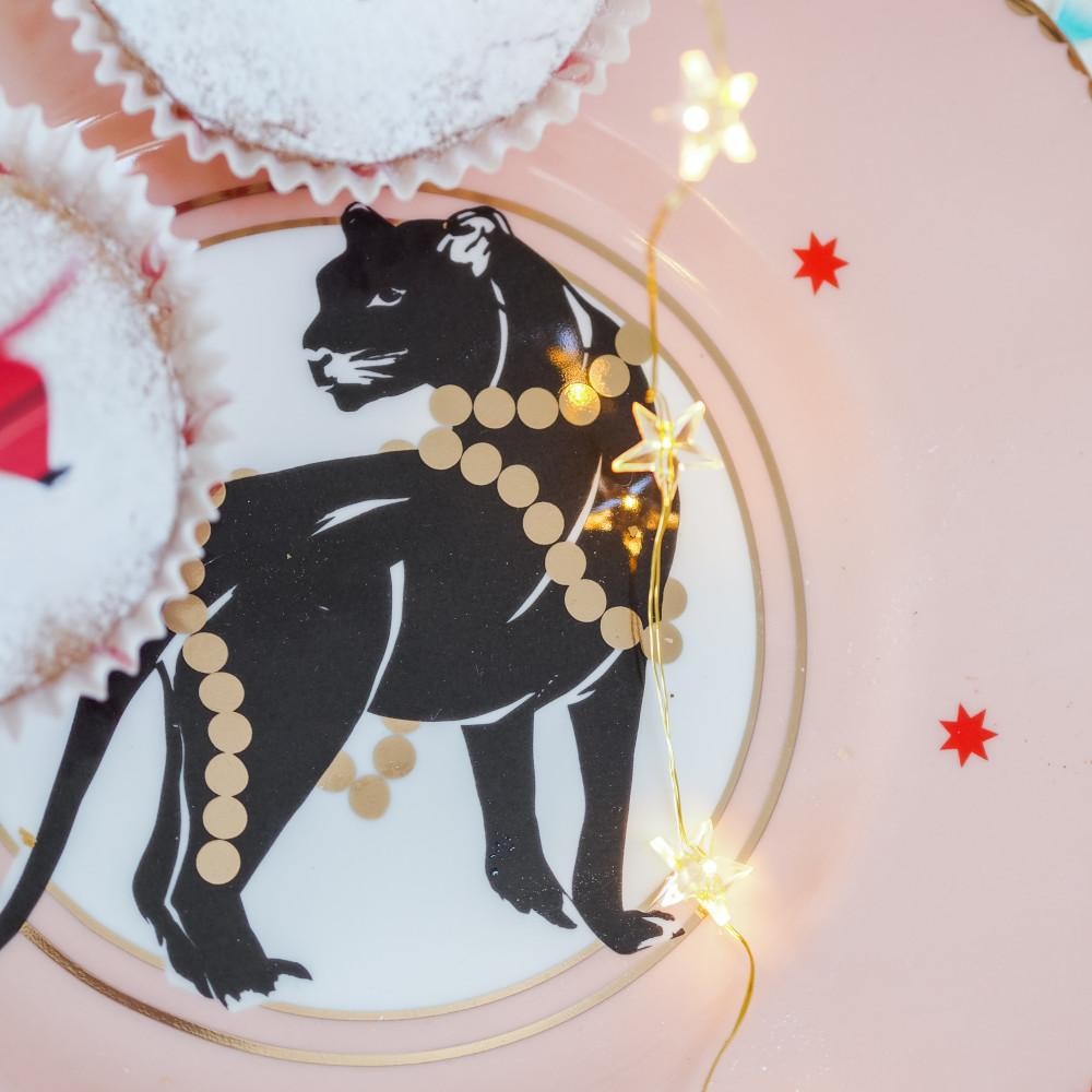 Cake Plate 23cm Christmas Puma