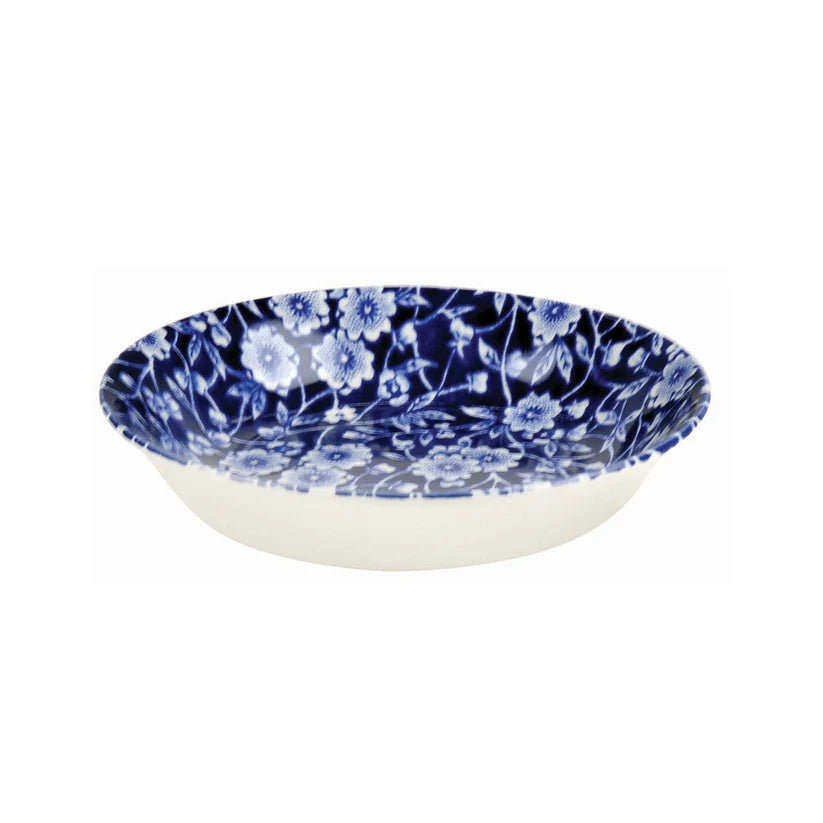 Butter Pat Dish, Burleigh Blue Calico