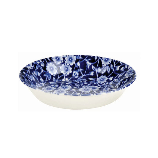 Butter Pat Dish, Burleigh Blue Calico